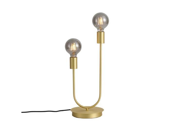 Lampe de table Art Déco laiton 2 lumières - Tuning