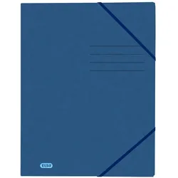 Oxford, Mappe, Elastikmappe top file+, 3-klap, a4, blå (A4, 10x)