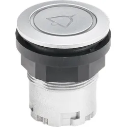JRMTLRL 0090 - Drucktaster - RONDEX-JUWEL, Glocke, silber