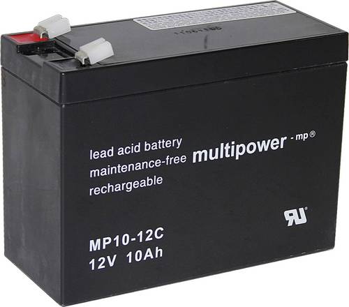 Multipower MP10-12C Akku Blei PB 12Volt 10Ah Zyklenfest Cycle