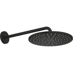 Grohe, Duschbrause, Kopfbrauseset RAINSHOWER MONO 310 mit Brausearm 422mm phantom black (1 Strahlart, 7.50 l/min)