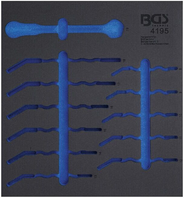 BGS Insert de servante d’atelier 2/3 vide , pour art. 4195 ; BGS technic (4195-1)