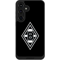 Nivocase Handyhülle für Samsung Galaxy S25+ Hülle NIVOpure Case Schwarz Borussia Mönchengladbach Gladbach (Samsung Galaxy S25+), Smartphone Hülle, Schwarz