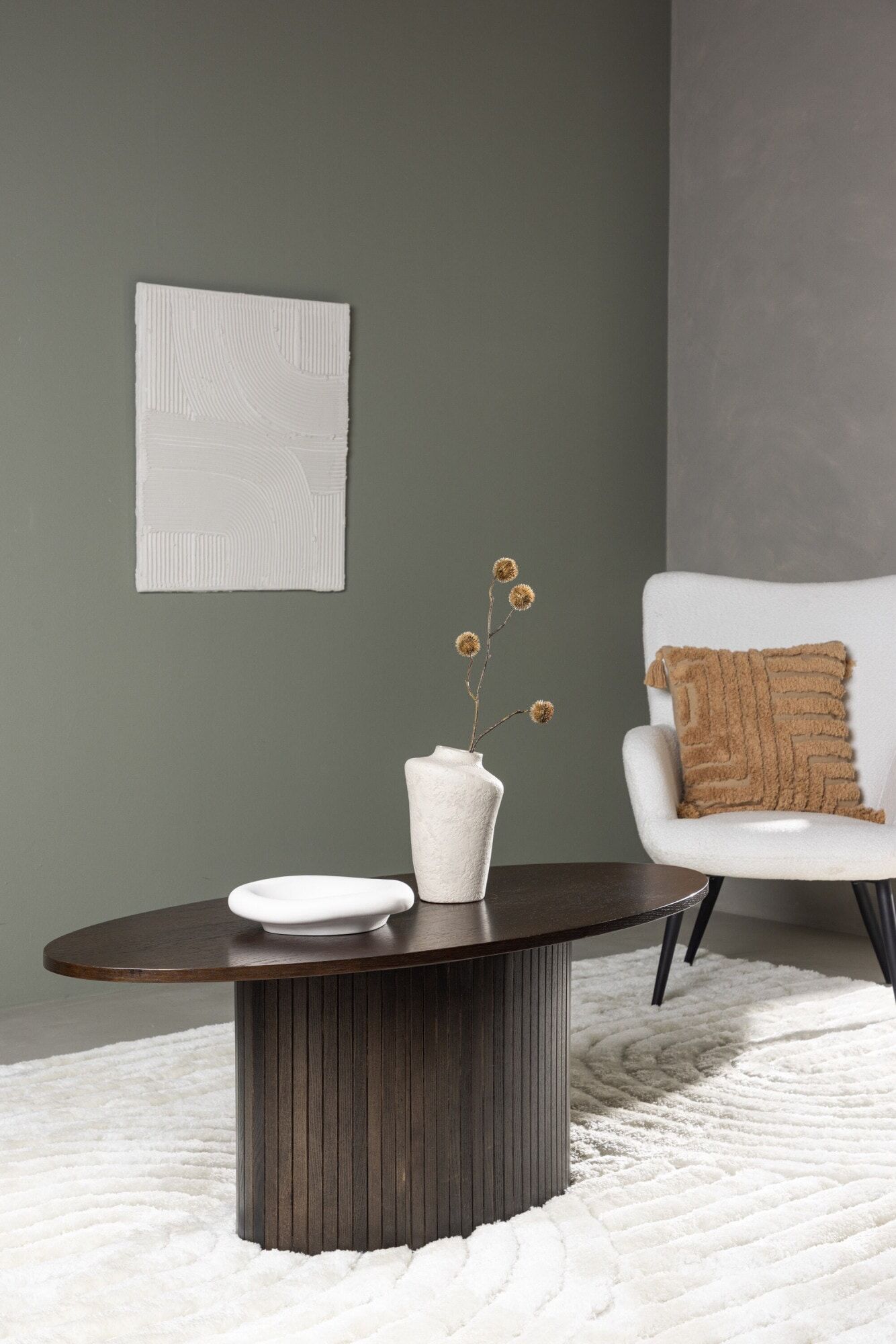 Couchtisch VENTURE HOME "Bianca, ovaler Couchtisch in warmem Mokka, 120 × 55 cm", braun (mocca, mocca, mocca), B:55cm H:45cm T:120cm, Tische, Couchtisch, Sofatisch, MDF, gebeizt, oval, behaglich, wohnlich mocca, mocca, mocca B/H/T: 55cm x 45cm x 120cm
