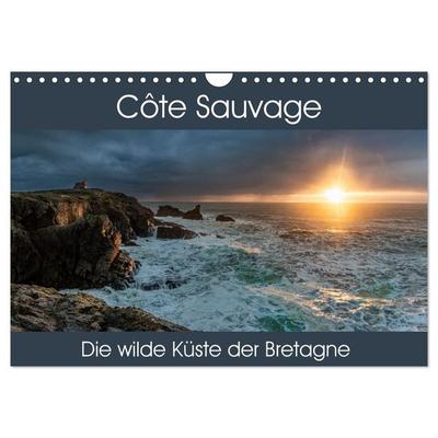 Côte Sauvage - Die wilde Küste der Bretagne (Wandkalender 2027 DIN A4 quer), CALVENDO Monatskalender