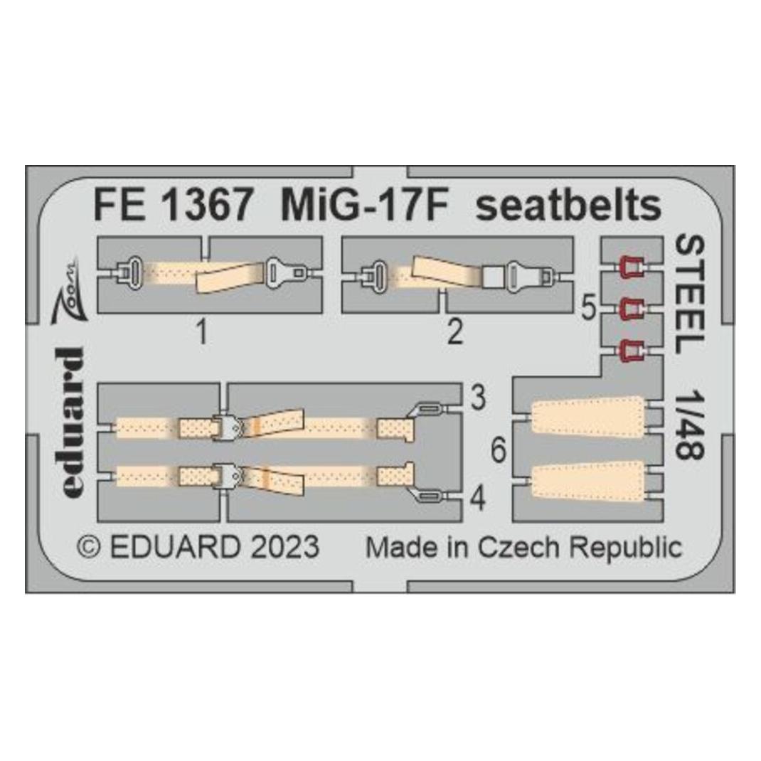 Eduard MiG-17F seatbelts STEEL 1/48 AMMO (FE1367)