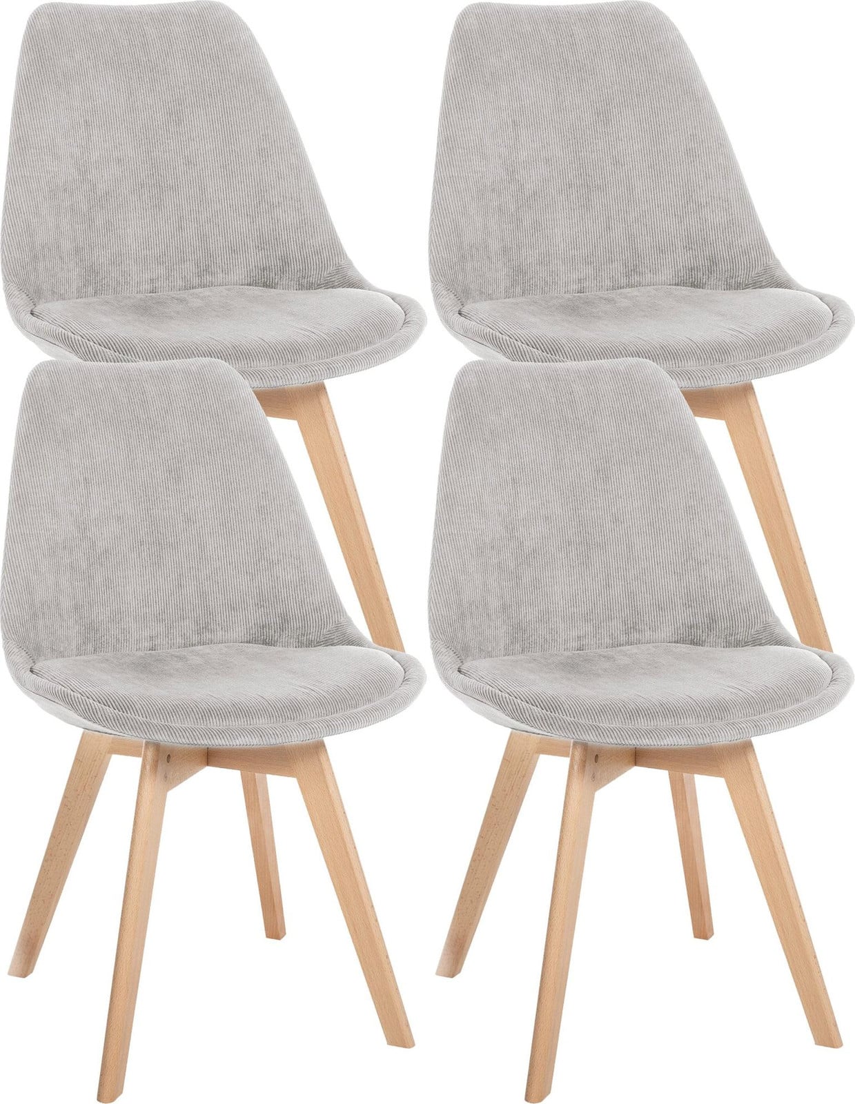 Set van 4 eetkamerstoelen Linares van CLP
