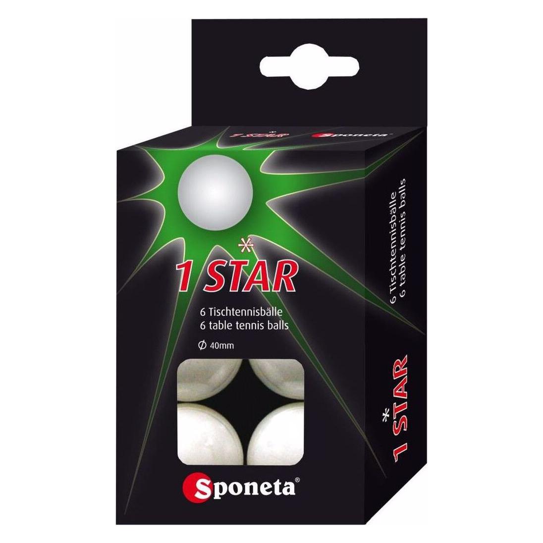 Sponeta Tischtennisbälle 6er Pack (6 Stk.) (SPO-199-031)