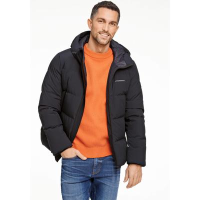 Daunenjacke LINDBERGH "Daunenjacke Comfort Fit", Herren, Gr. XL, schwarz, Obermaterial: 100% Polyester. Futter: 100% Polyester. Füllung: 90% Daunen, 10% Federn, unifarben, Jacken Daunenjacke