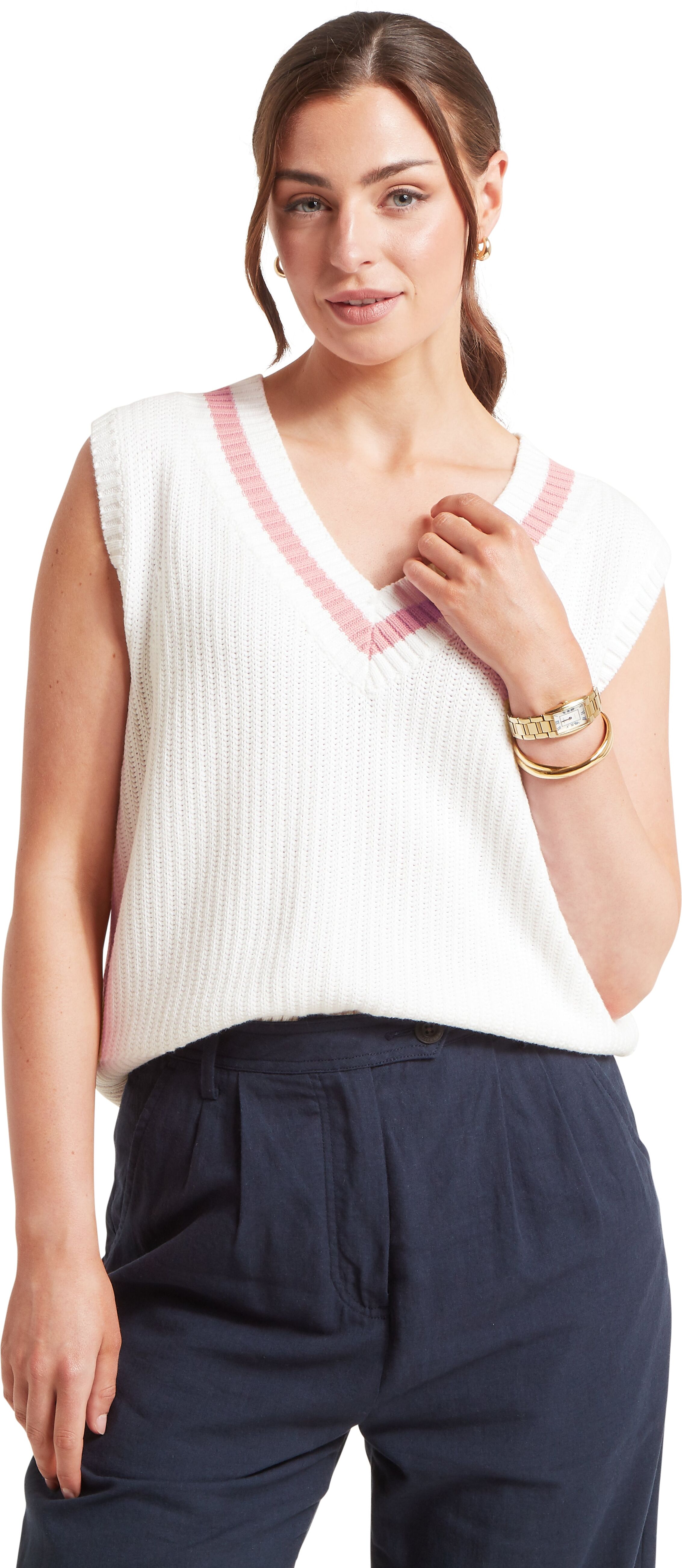 Schöffel Country Hambledon Vest - White - Size UK8 - Women