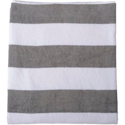 Saunatuch WEWO FASHION "9715ST", grau, weiß, B:70cm L:200cm, Frottier, Baumwolle, Handtücher, UV-beständig