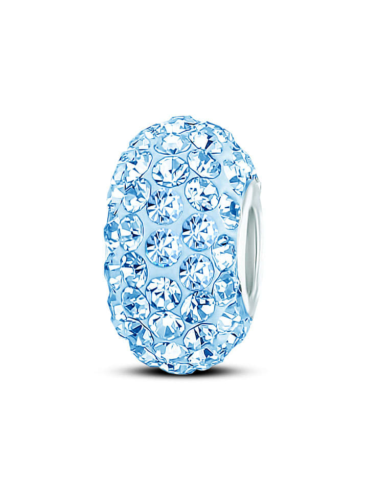 CHARM'S Silber-Bead mit Kristallen - onesize