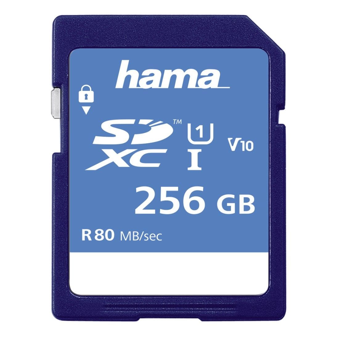 Hama 123997 SDXC Speicherkarte 256 GB Klasse 10 00123997