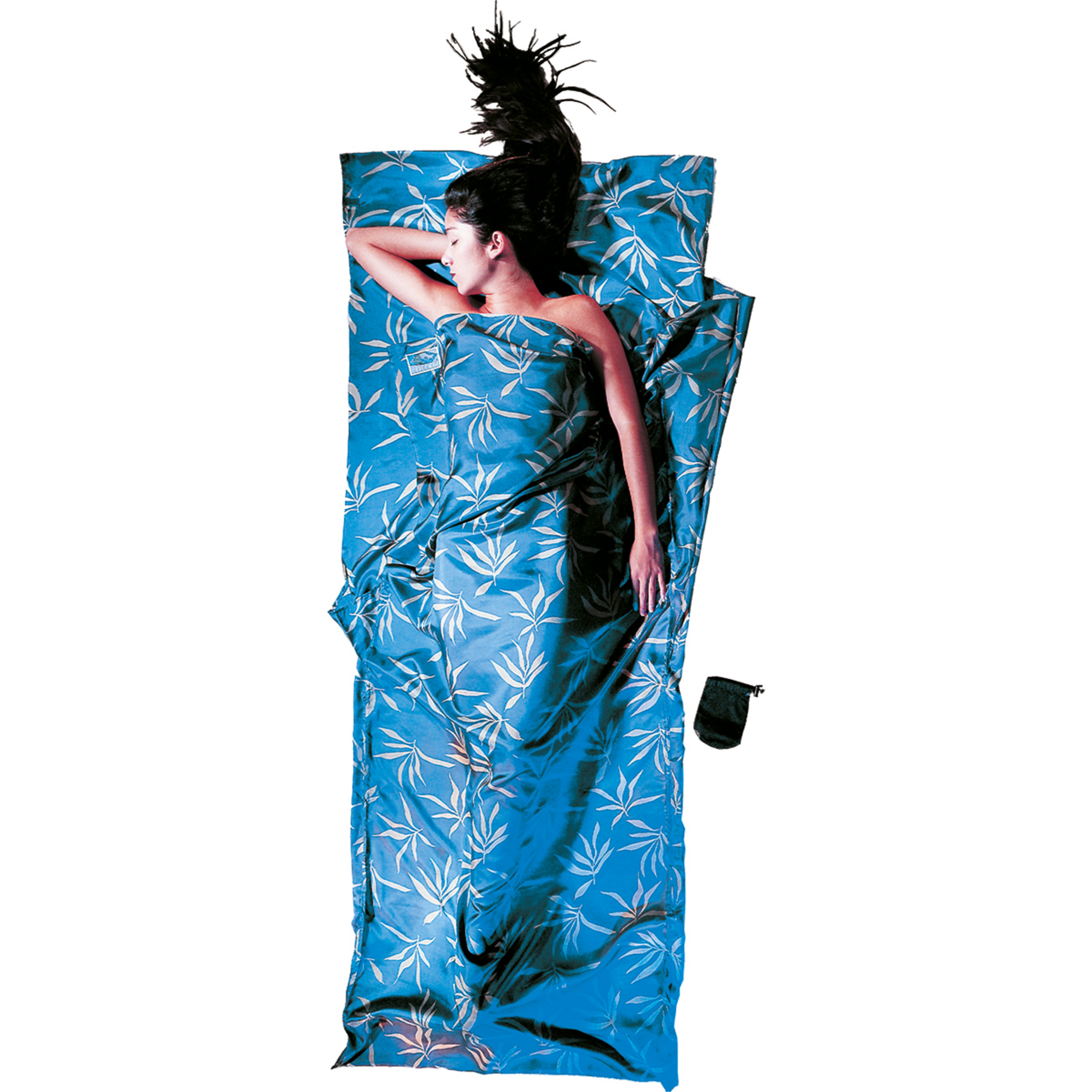 Cocoon TravelSheet Silk Schlafsack Hüttenschlafsäcke & Inlets blau Größe max. 210cm Camping Hautfreundlich