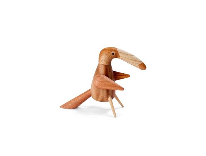 Spring Copenhagen Pepperbird Pfeffermühle Eiche 20 cm Mahagoni, Eiche, Ahorn, Walnuss, 20×16×10 cm, Tucan-Mahlwerk patentiert, Tonn-Petersen, seit 1950er