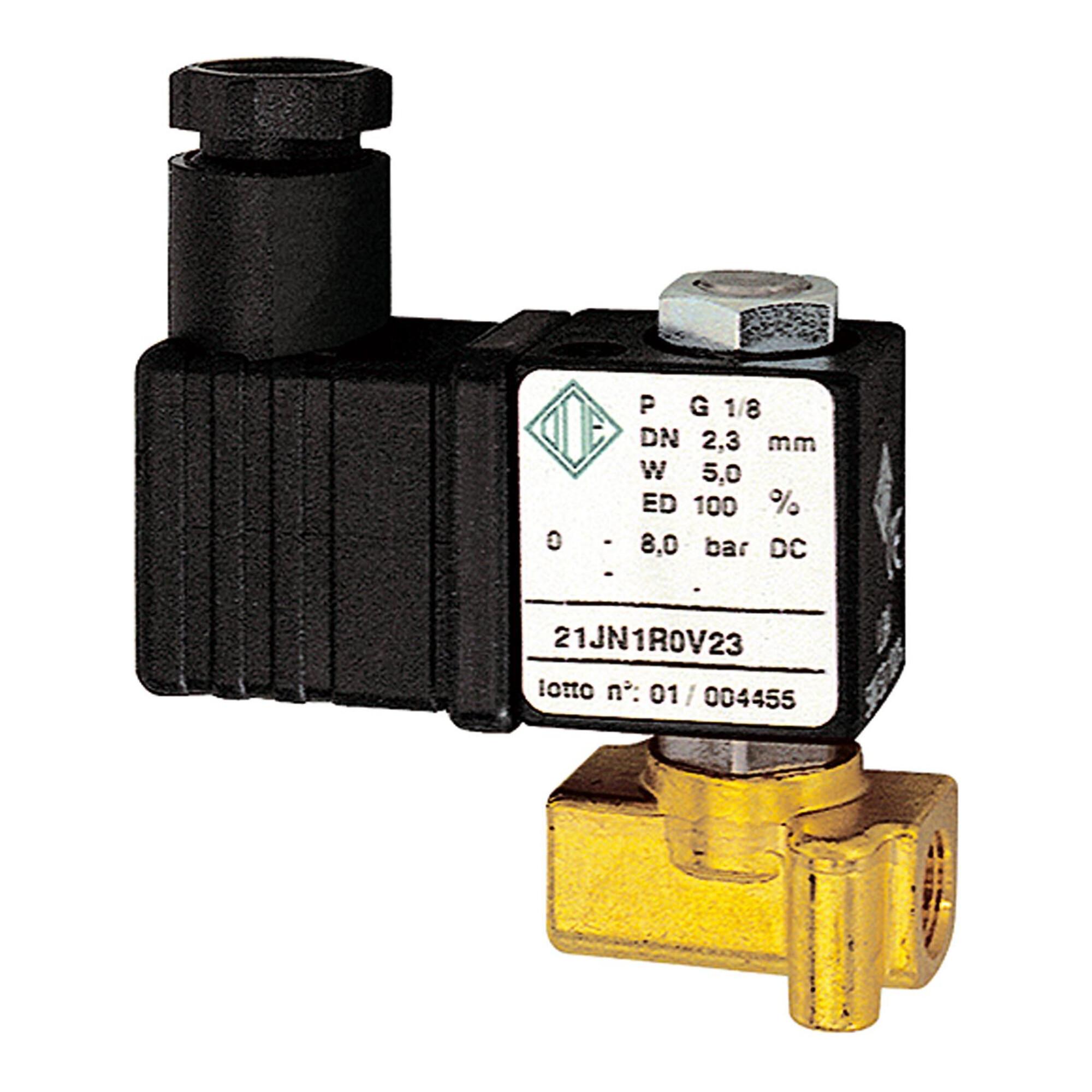 Riegler 2/2-MV,MS,NC,direktg.,230V,50Hz,5VA,FPM,G1/8,PN0-6bar (MV 1312)