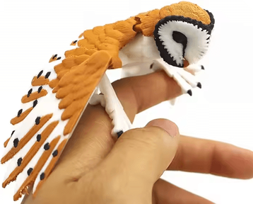 Uplift Curations 3D Printed Articulated Eagle Figurine Movable Bird Model Desk Decor & DIY Gift 3D Printed Articulated Eagle Figurine Movable Bird Model Desk Decor & DIY Gift
