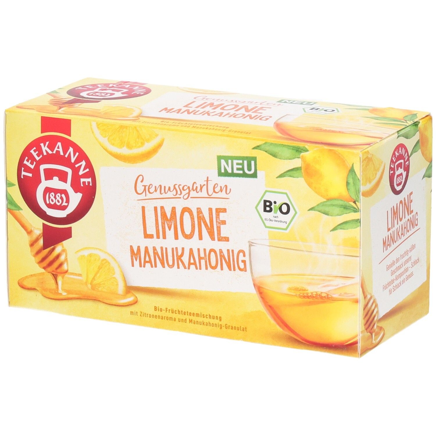Teekanne BIO Genussgarten Limone Manukahonig 18 St Tee