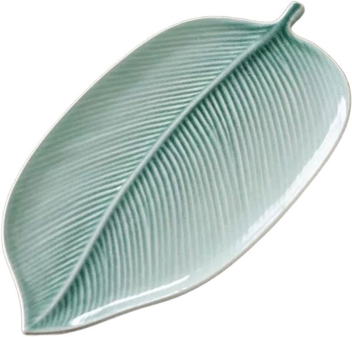 Keramisch Dienblad Lichtgroen Glazuur - 32 cm