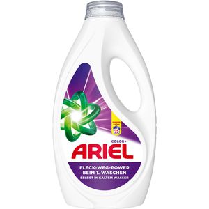 Ariel Waschmittel Color+, Colorwaschmittel, Gel, Fleck-Weg-Power, 1,125 L, Waschladungen 25