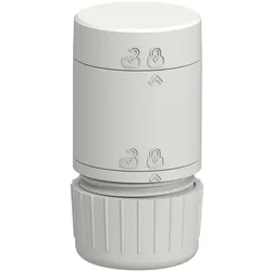 Schneider Electric XV4C21BT Basiselement, Harmony XV4, modular, 40mm, 24V ACDC, Rohradapter, Abdeckung, bis 5 Ebenen, weiss