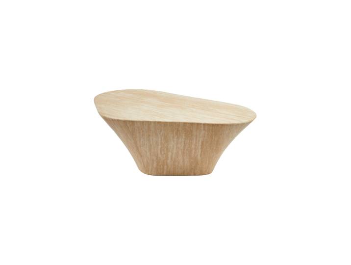 Asymmetrischer Design Couchtisch „Marble Look“ Travertin Pols Potten