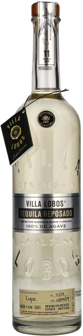 Villa Lobos Tequila Reposado 100% de Agave 40% Vol. 0,7l