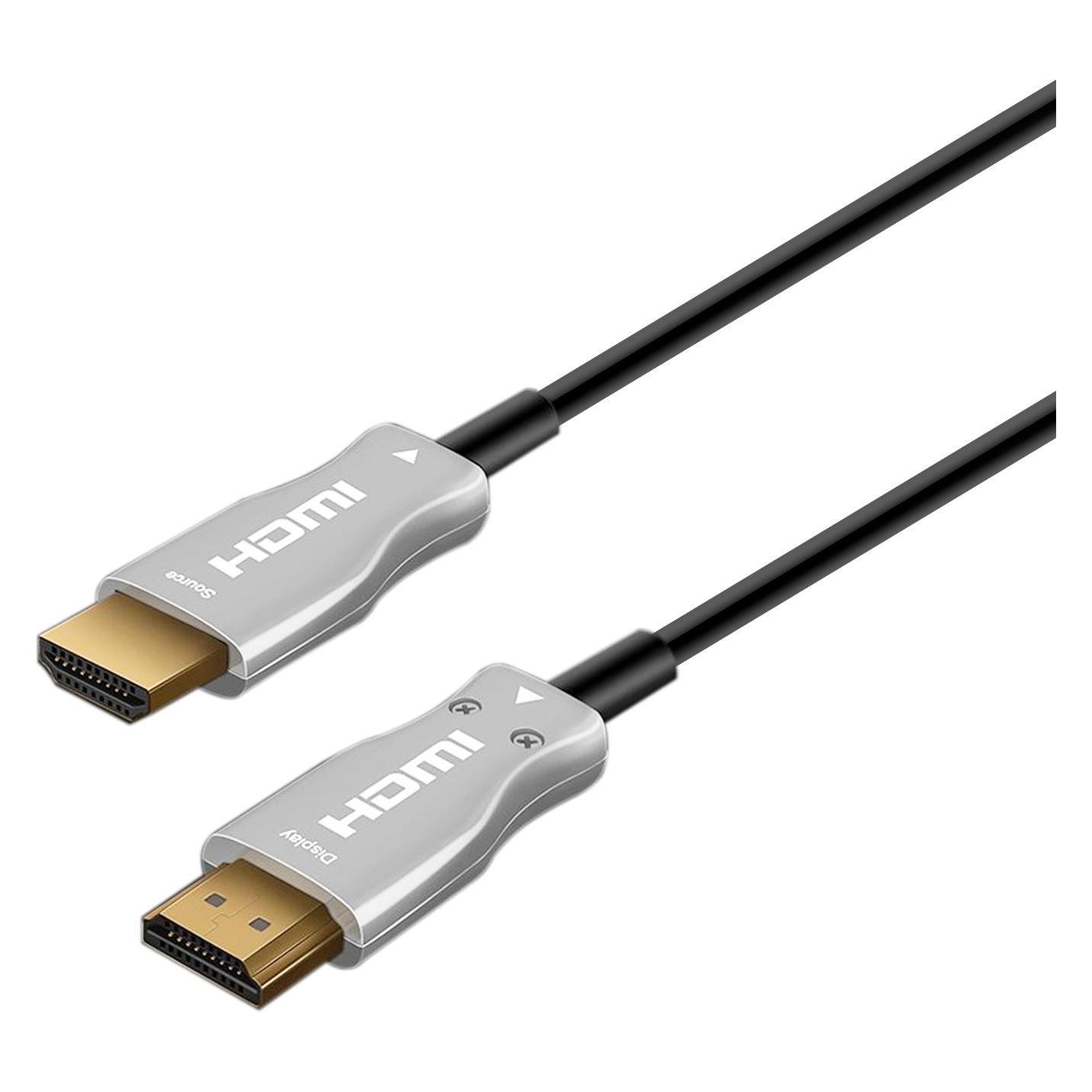 Aisens CABLE HDMI V2.0 OPTICO ACTIVO AOC 4K60HZ M/M 30M NEGRO (30 m) (A148-0379)
