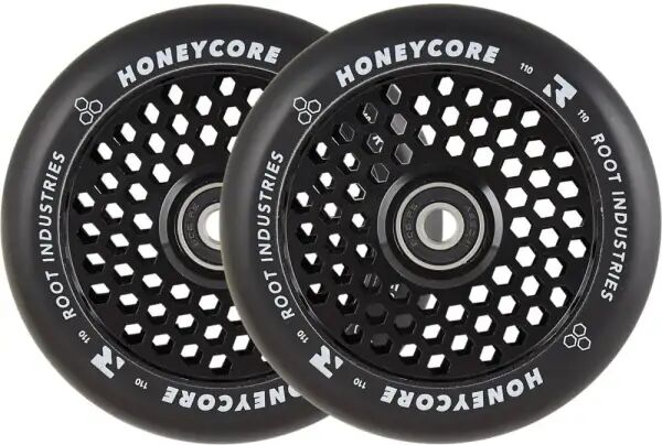 Root Industries Stunt Scooter Rollen Root Honeycore Schwarz 110mm 2 Stk. (110mm - Schwarz)