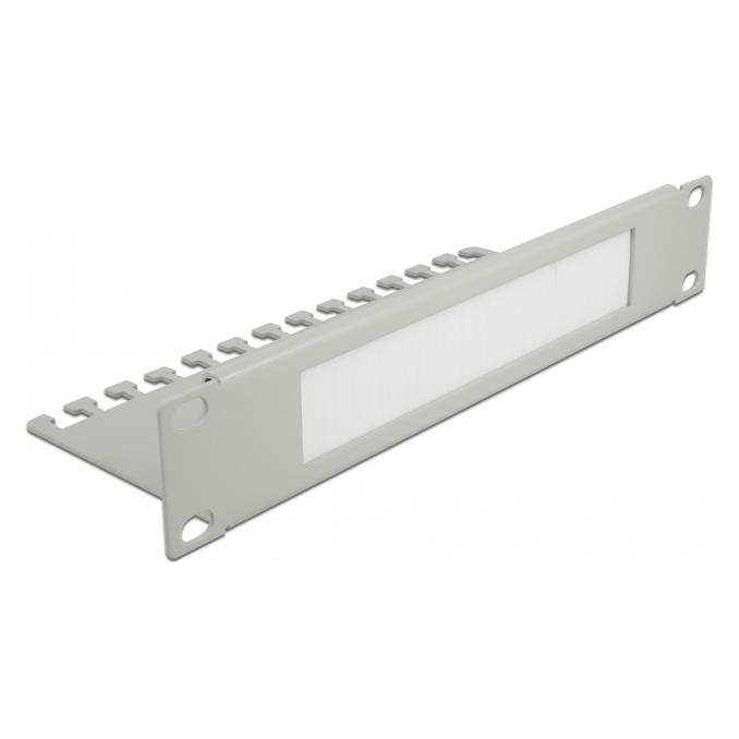 Delock Cable Management Brush Strip with Cable Support Plate (66537)