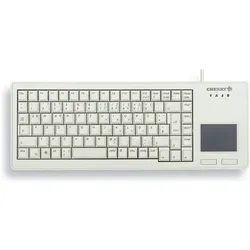 Cherry XS Touchpad Keyboard corded USB grey (DE) (DE, Kabelgebunden), Tastatur, Grau