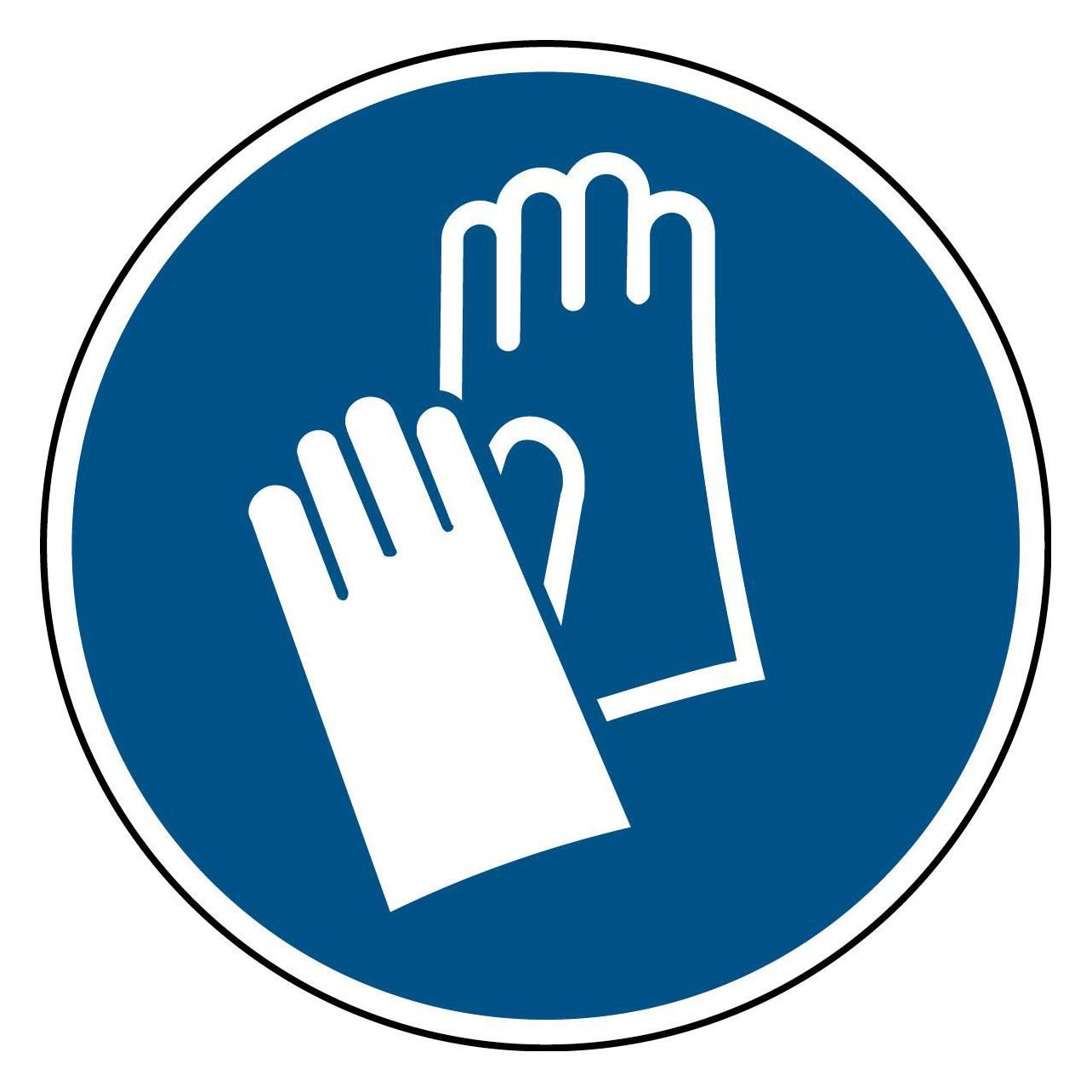 Brady ISO 7010 Sign - Wear (PIC M009-DIA 200-PP-CRD/1)