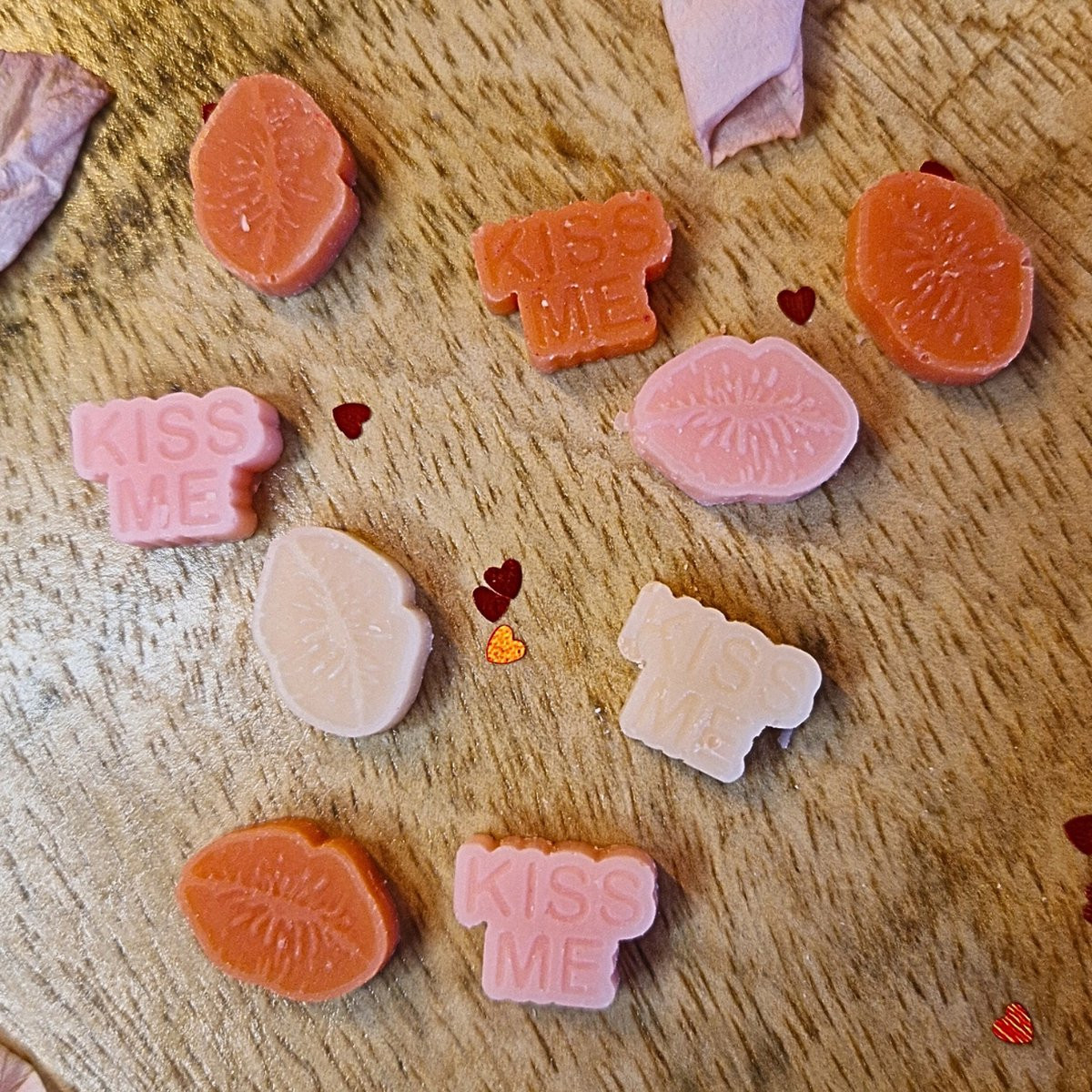 Love Potion Kiss me Waxmelts Flame Handmade Sojawas Kaarsen - 2x50g