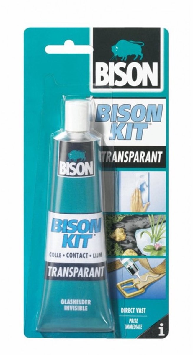 Bison Kit universele contactlijm transparant, 100 ml