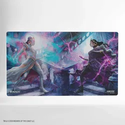Gamegenic Magic: The Gathering Reality Fracture Shiny Playmat - Liliana, Devoted Healer / Liliana, Callous Necromancer