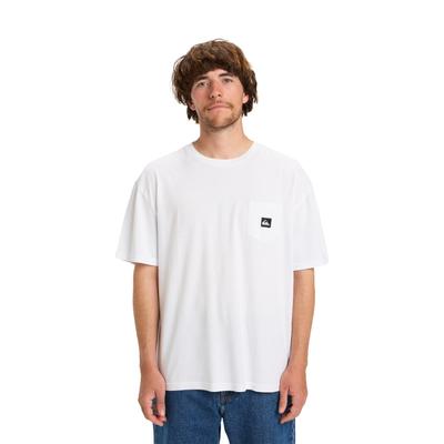 T-Shirt QUIKSILVER "Salt Water Pocket", Herren, Gr. XS, weiß, Obermaterial: 100% Baumwolle., Shirts T-Shirt