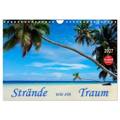 Strände wie ein Traum (Wandkalender 2027 DIN A4 quer), CALVENDO Monatskalender