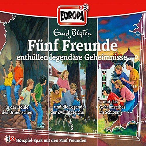 Fünf Freunde - 25/3er Box-Enthüllen Legendäre Geheimnisse - Preis vom 11.10.2026 23:13:37 h