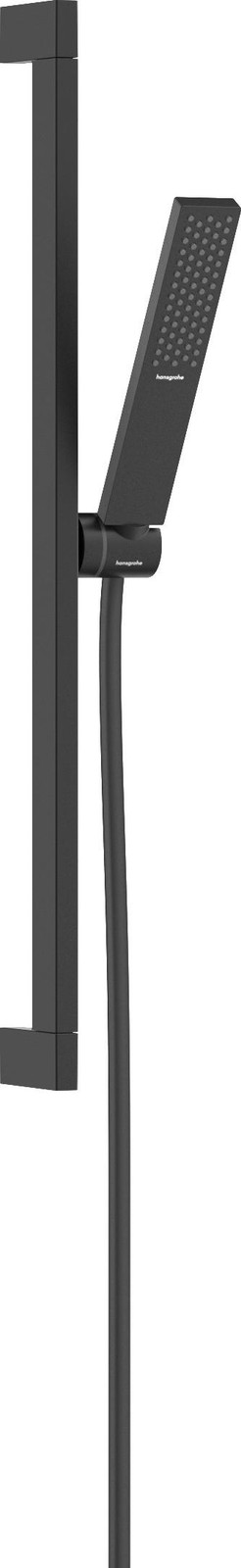Hansgrohe Doucheset Pulsify E 1jet met Unica douchestang 650mm, Matzwart