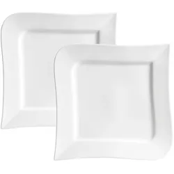 SERVIERPLATTEN Melodie weiß ø 33 cm 2er Set