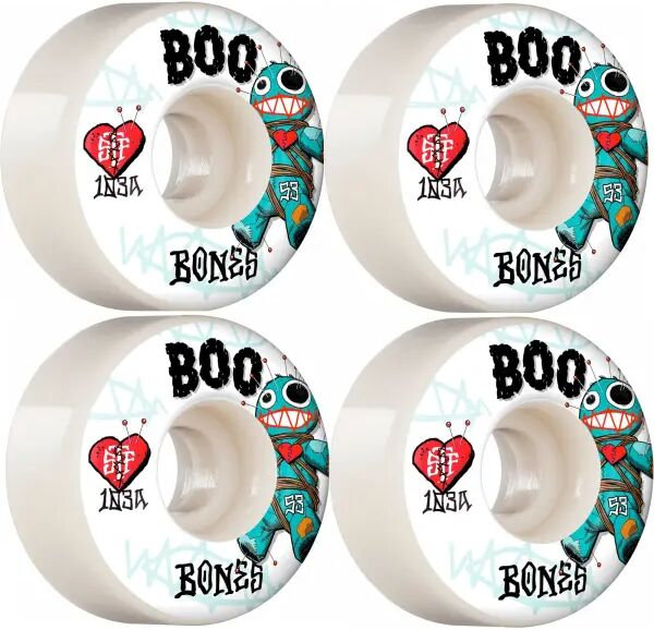 Skateboard Rollen Bones Pro STF V4 Wide 4 Stk. (53mm - Boo Voodoo)