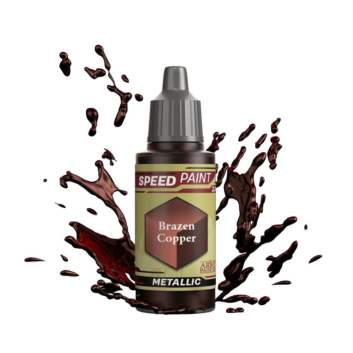 The Army Painter Speedpaint 2.0 Brazen Copper Metallic metallic verf voor miniaturen, 18 ml