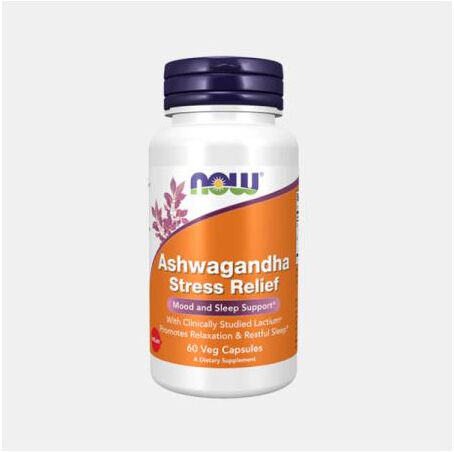 NOW ASHWAGANDHA STRESS RELIEF 60 CAPSULAS