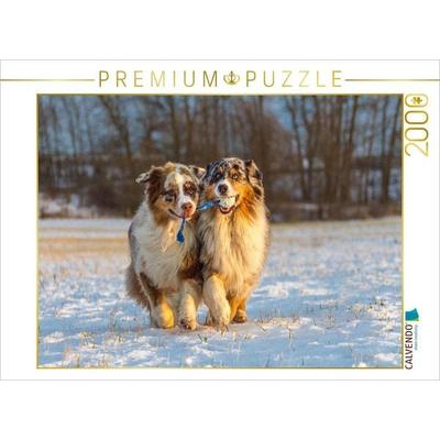 CALVENDO Puzzle Wir ziehen an einem Strang! | 2000 Teile Lege-Größe 90x67cm Foto-Puzzle für glückliche Stunden
