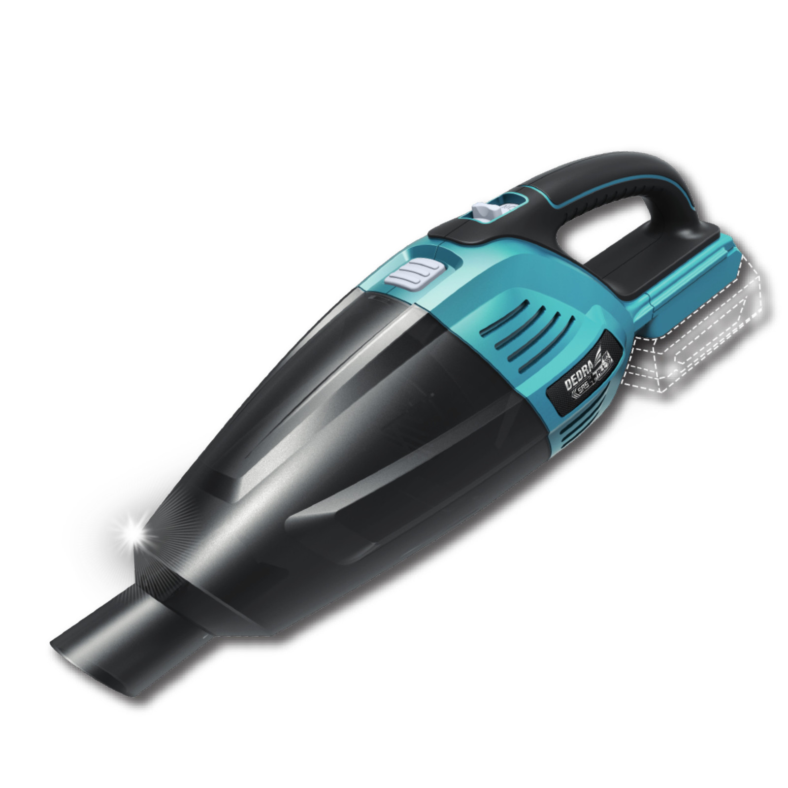 Dedra 18V Accu-stofzuiger voor auto's DED7070