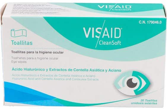 AVIZOR Visaid Clean Soft toallitas oftálmicas estériles 20uds