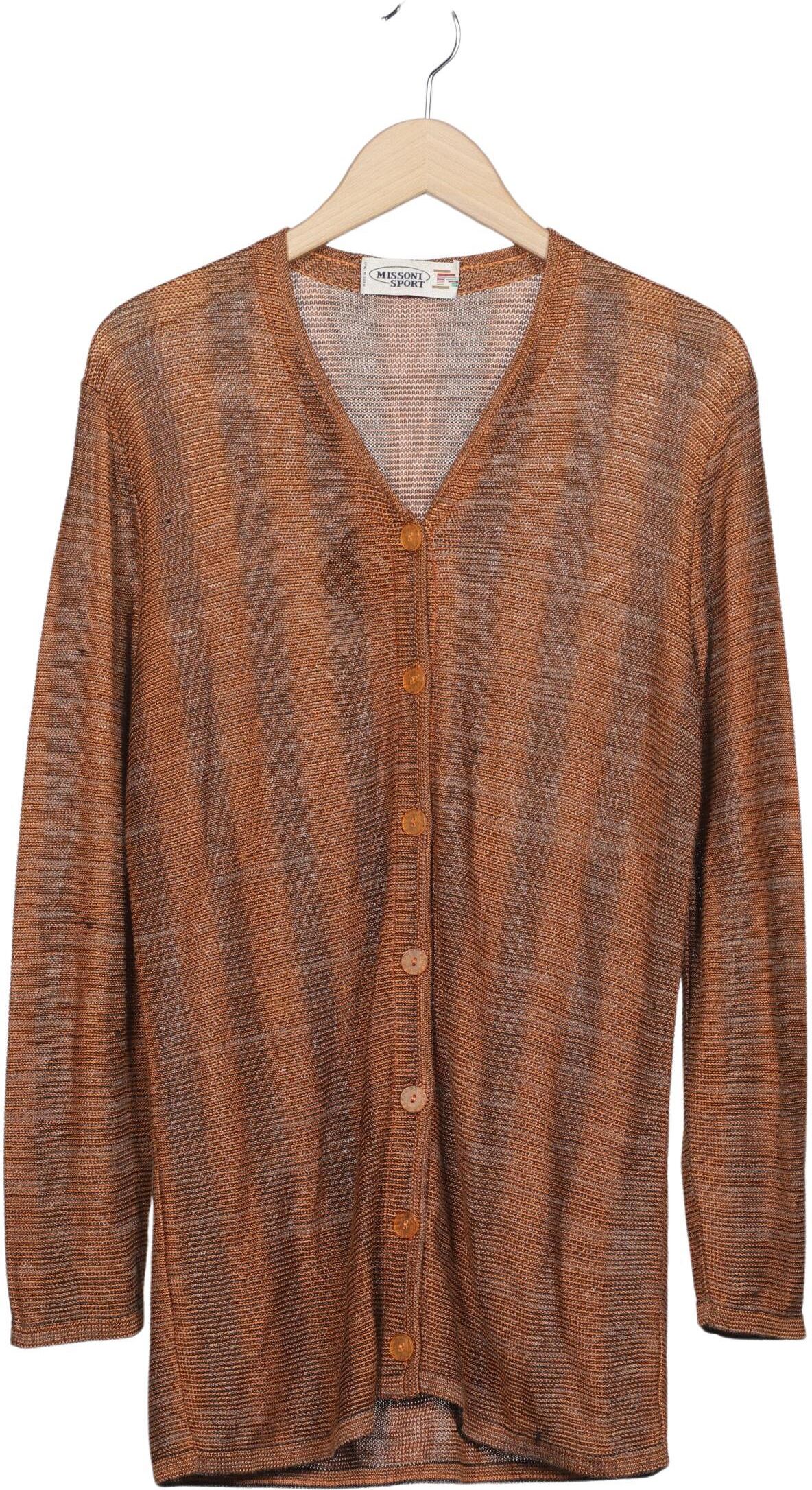 Missoni Damen Strickjacke, Braun, Gr. EU 38 (IT 44), Synthetik / Viskose / Baumwolle - Second Hand
