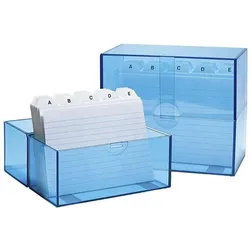 Wedo, Kartenaufbewahrung, Karteibox (A6 quer)