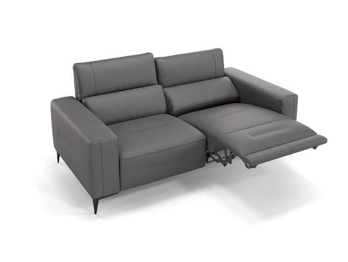 Ledersofa TERAMO 2-Sitzer Ledercouch