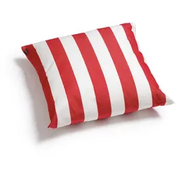 Jan Kurtz Möbel Kissen Somnia Streifen weiß/rot, Designer Jan Kurtz, 48x15x48 cm